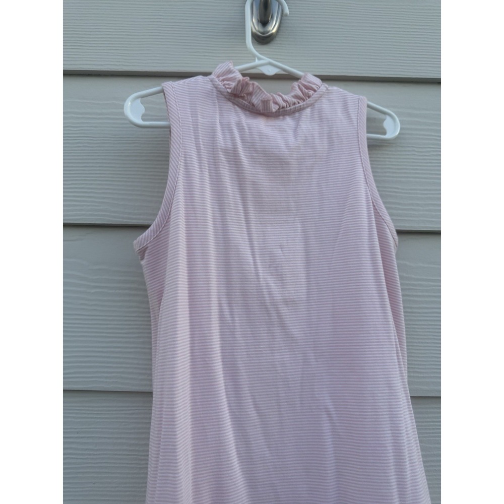 Serendipity By Shrimp And Grits Girls Striped Dress Pink & White Size M (5-6) - Picture 6 of 6